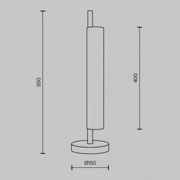 Настольная лампа декоративная Maytoni Loom MOD258TL-L8BS3K-3