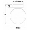 Накладной светильник Maytoni Basic form MOD321WL-01G2