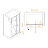 Душевая дверь RGW PA-02B NEW 1000