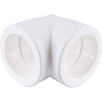 Угольник Kalde d=63 90 градусов для сварки полипропиленовых труб (белый)-3