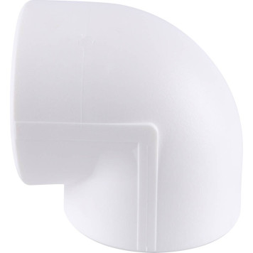 Угольник Kalde d=63 90 градусов для сварки полипропиленовых труб (белый)-4