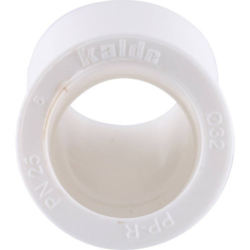 Угольник Kalde d=32 45 градусов для сварки полипропиленовых труб (белый)-2