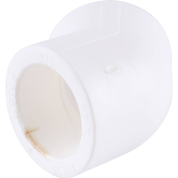 Угольник Kalde d=32 45 градусов для сварки полипропиленовых труб (белый)-6