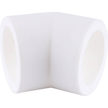 Угольник Kalde d=32 45 градусов для сварки полипропиленовых труб (белый)-7