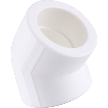 Угольник Kalde d=40 45* для сварки полипропиленовых труб (белый)-6