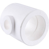 Тройник переходной Kalde 63x25x63 для полипропиленовых труб под сварку (цвет белый) (3212-tio-632563)