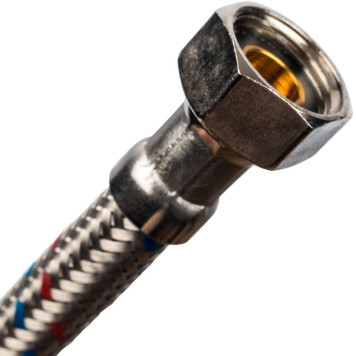 Гибкая подводка STOUT SHF-НВ для воды 3/8 х 3/8, 600 мм.-2