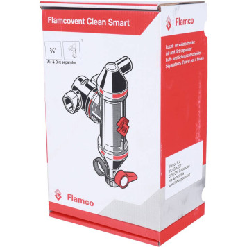 Сепаратор воздуха и шлама Flamcovent Clean Smart 3/4 от Flamco.-7