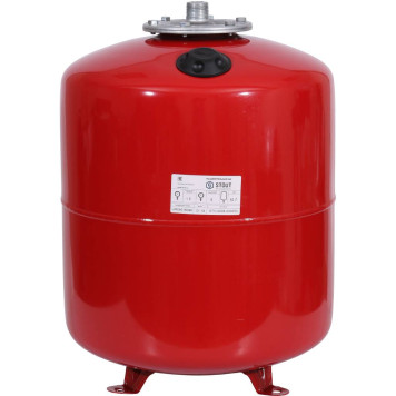 Расширительный бак STOUT STH-0006 на отопление 50 л (красный)-1