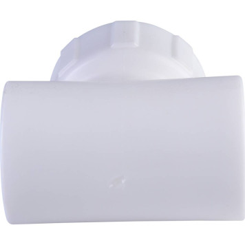 Тройник Политэк 32x1& для полипропиленовых труб с наружной резьбой (белый)-3