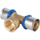 Тройник-переходник APE с внутренней резьбой 26х3/4 х26 для металлопластиковых труб прессовой (ARL2104303)