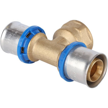 Тройник-переходник APE для металлопластиковых труб с внутренней резьбой 26х3/4х26 прессовой-1