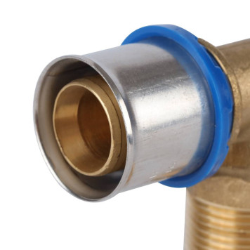 Тройник-переходник APE для металлопластиковых труб прессовой 26х3/4х26 с наружной резьбой-5