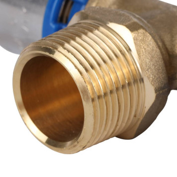 Тройник-переходник APE для металлопластиковых труб прессовой 26х3/4х26 с наружной резьбой-6