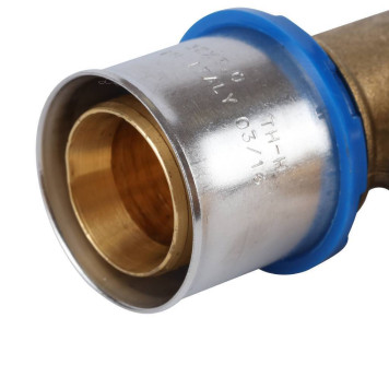 APE Тройник-переходник 32x1x32 наружной резьбы для металлопластиковых труб прессовой-6