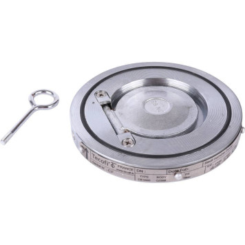 Клапан обратный стальной Tecofi CB5440 Ду65 Ру16 межфланцевый T=110 CB5440-0065-6