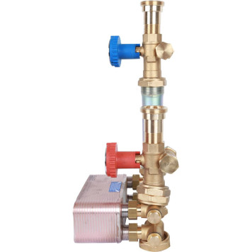 Насосная группа с теплообменником STOUT SDG-0038 34 пластины, без насоса в теплоизоляции-5