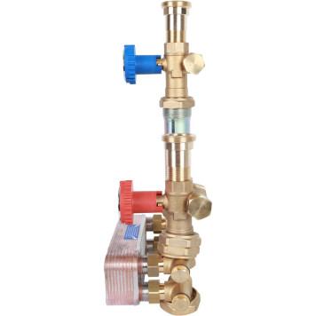 Насосная группа STOUT SDG-0038 с теплообменником 18 пластин, без насоса в теплоизоляции.-5