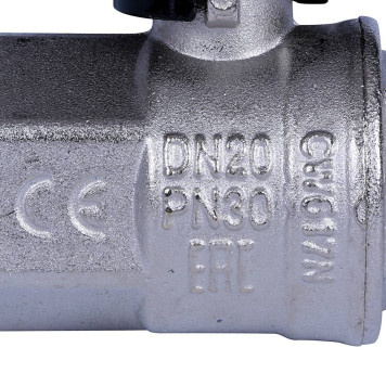 Шаровой кран BUGATTI New Jersey с ручкой-бабочкой и внутренней нарезкой резьбы 3/4&-7