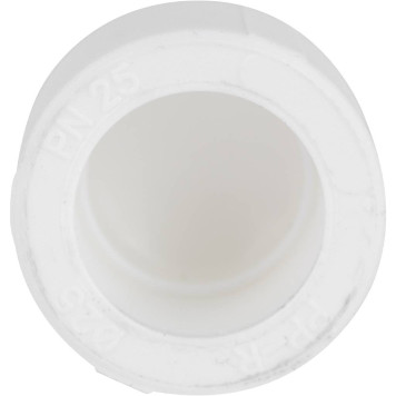 Заглушка Kalde для сварки полипропиленовых труб d=25, белого цвета-4