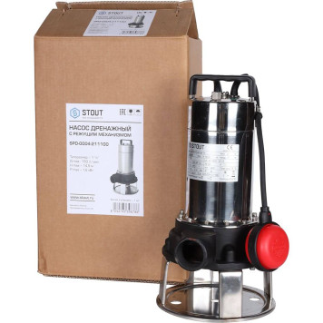 Насос дренажный STOUT с режущим механизмом и поплавком SPD-0004-211100 (SPD-0004-211100)-13