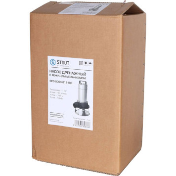 Насос дренажный STOUT с режущим механизмом и поплавком SPD-0004-211100 (SPD-0004-211100)-14