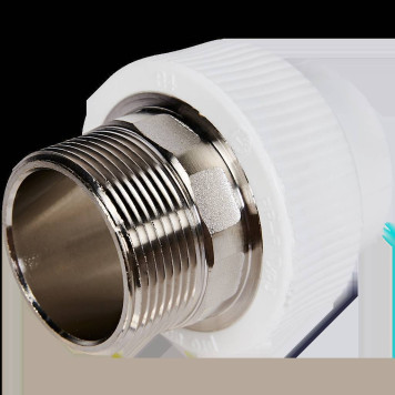 Муфта комбинированная Pro Aqua d= 40-1 PP-R НР Белая (PA23020)
