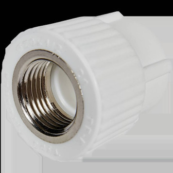 Муфта комбинированная Pro Aqua d= 20-1/2 PP-R ВР Белая (PA22008P)-1