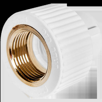 Муфта комбинированная Pro Aqua d= 20-3/4 PP-R ВР Белая (PA22010P)-2