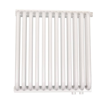 2-х трубчатый радиатор стальной ROMMER RST 2050/12 секций нижнее правое подключение RAL9016 RST-205012-020 (RST-205012-020)