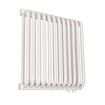 2-х трубчатый радиатор стальной ROMMER RST 2050/12 секций нижнее правое подключение RAL9016 RST-205012-020 (RST-205012-020)-1