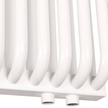 2-х трубчатый радиатор стальной ROMMER RST 2050/12 секций нижнее правое подключение RAL9016 RST-205012-020 (RST-205012-020)-4