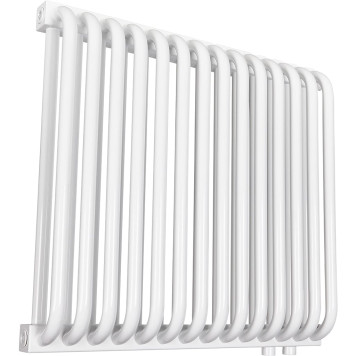 2-х трубчатый радиатор стальной ROMMER RST 2050/14 секций нижнее правое подключение RAL9016 RST-205014-020 (RST-205014-020)