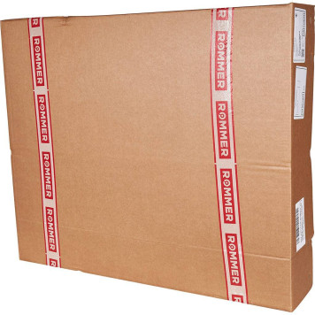 2-х трубчатый радиатор стальной ROMMER RST 2050/14 секций нижнее правое подключение RAL9016 RST-205014-020 (RST-205014-020)-10