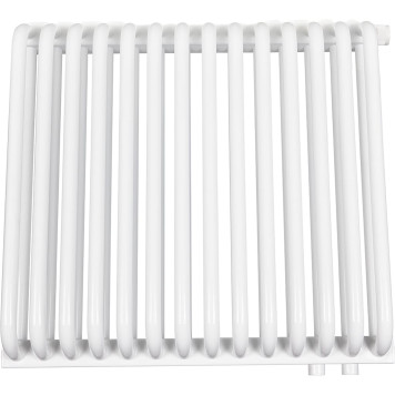 2-х трубчатый радиатор стальной ROMMER RST 2050/14 секций нижнее правое подключение RAL9016 RST-205014-020 (RST-205014-020)-1