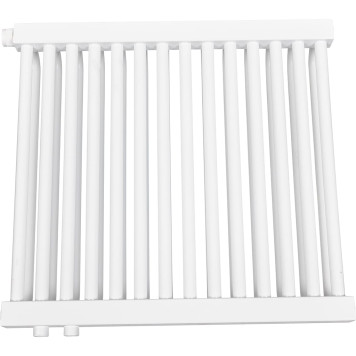 2-х трубчатый радиатор стальной ROMMER RST 2050/14 секций нижнее правое подключение RAL9016 RST-205014-020 (RST-205014-020)-3