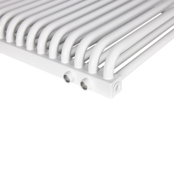 2-х трубчатый радиатор стальной ROMMER RST 2050/14 секций нижнее правое подключение RAL9016 RST-205014-020 (RST-205014-020)-4