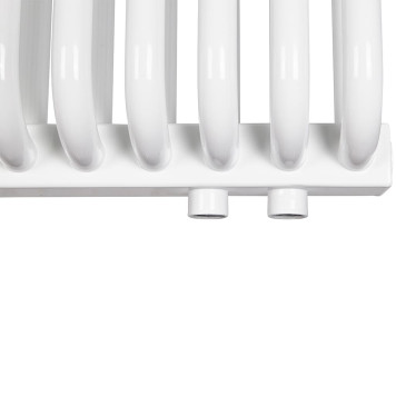 2-х трубчатый радиатор стальной ROMMER RST 2050/14 секций нижнее правое подключение RAL9016 RST-205014-020 (RST-205014-020)-5