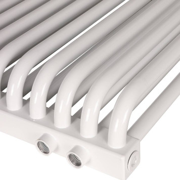 2-х трубчатый радиатор стальной ROMMER RST 2050/16 секций нижнее правое подключение RAL9016 RST-205016-020 (RST-205016-020)-5