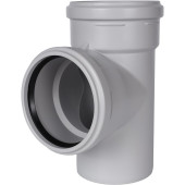 Тройник канализационный бесшумный STOUT D 110 x 110 / 87,5° SKB-0016-111187 (SKB-0016-111187)