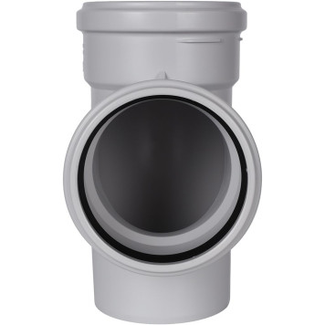 Тройник канализационный бесшумный STOUT D 110 x 110 / 87,5° SKB-0016-111187 (SKB-0016-111187)-1