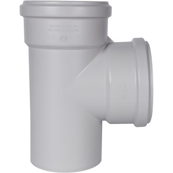 Тройник канализационный бесшумный STOUT D 110 x 110 / 87,5° SKB-0016-111187 (SKB-0016-111187)-3