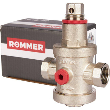 ROMMER RVS-0008-000015 ROMMER Редуктор давления PN25 вн/вн 1/2 с выходом под манометр (RVS-0008-000015)-5