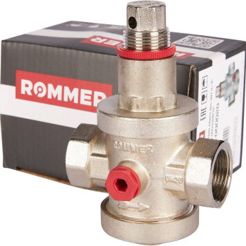 ROMMER RVS-0008-000020 ROMMER Редуктор давления PN25 вн/вн 3/4 с выходом под манометр (RVS-0008-000020)-8
