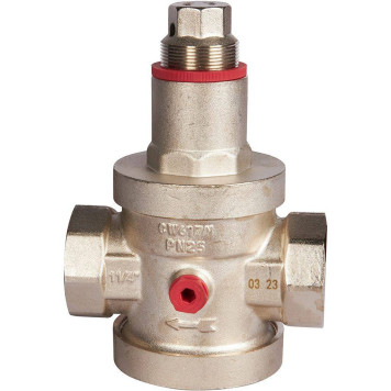 ROMMER RVS-0008-000032 ROMMER Редуктор давления PN25 вн/вн 1 1/4 с выходом под манометр (RVS-0008-000032)-1