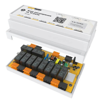 Блок управления на 10 реле проводной RS485 (Modbus) Ectocontrol ec01025 (ec01025)-2