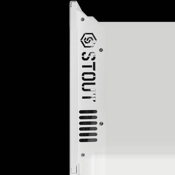 Отопительная панель STOUT WHITE STONE SCT 120*30 белый гранит / белый корпус SCT-00WW-012030 (SCT-00WW-012030)-3