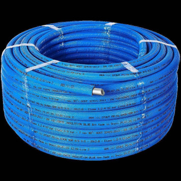 Труба STOUT SPI-0004-002028 20х2,8 (бухта 100 метров) PEX-a из сшитого полиэтилена с кислородным слоем, серая в теплоизоляции (синяя) (SPI-0004-002028)
