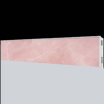Отопительная панель STOUT ROSE STONE SCT 120*30 розовый гранит / серый корпус SCT-00RG-012030 (SCT-00RG-012030)-1