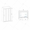 Душевая дверь RGW PA-13 1500